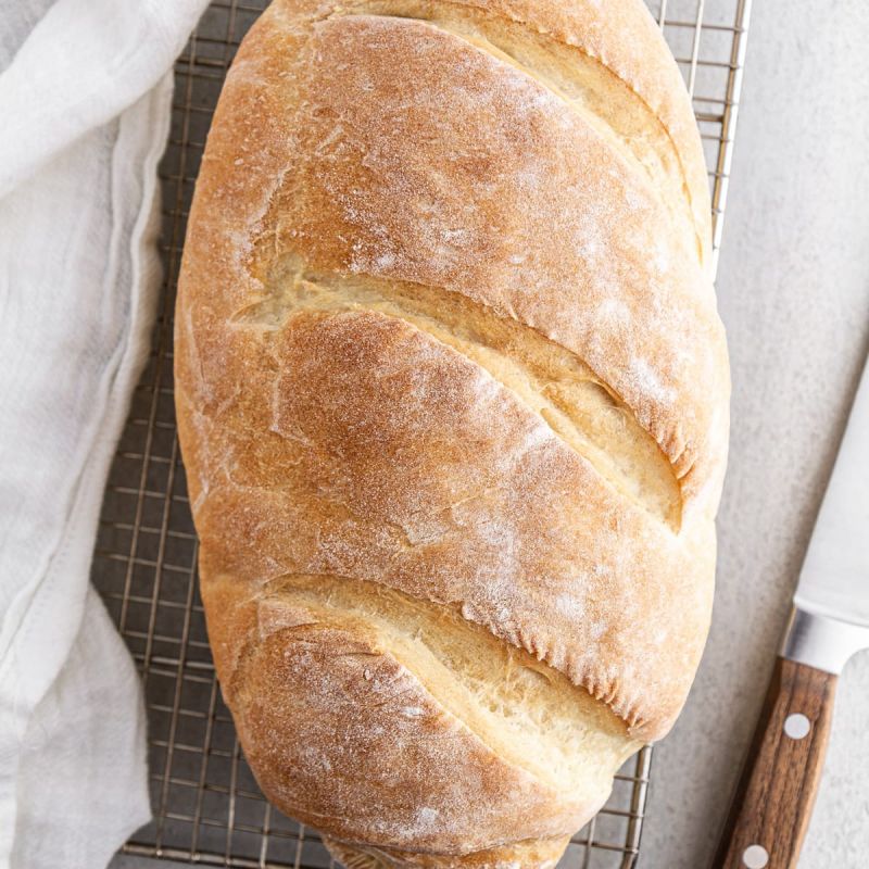 свежий хлеб домашний красиво