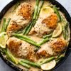 Куриная грудка в сливочном соусе с лимоном