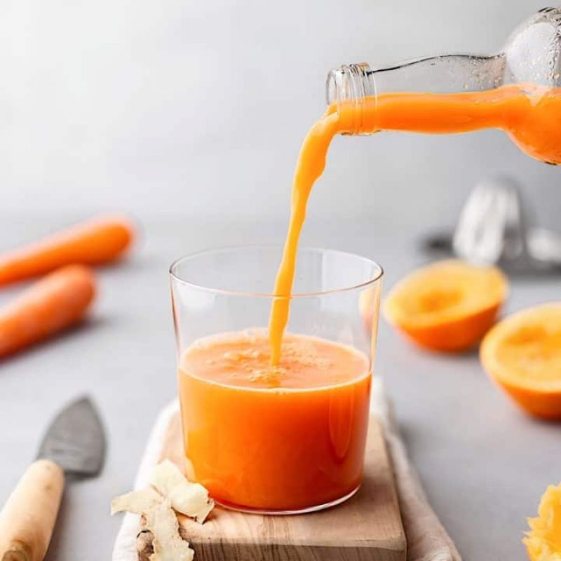 Морковный сок - источник бетакаротина